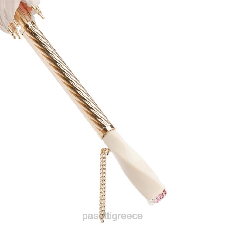 ομπρέλα | PASOTTI 189 5f211-8 s7 - ομπρέλα με ιβουάρ και ροζ άνθη 2N6B8339 γυναίκες